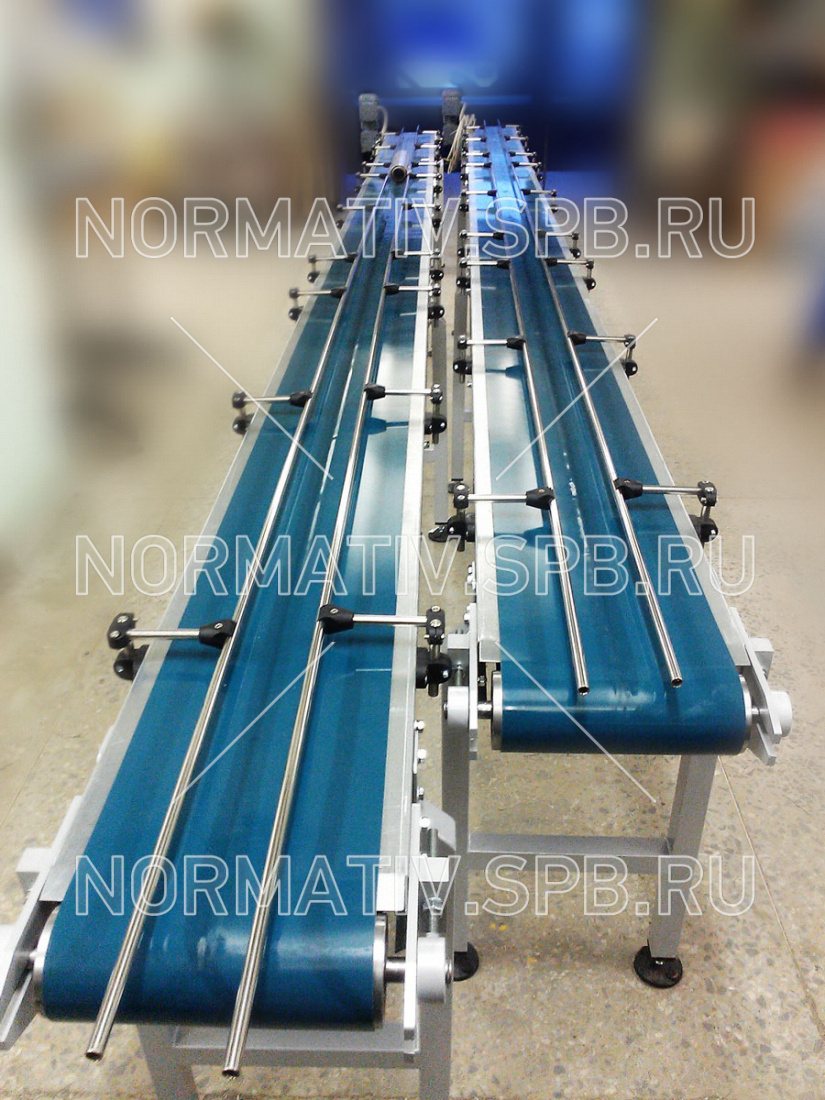 Ленточный конвейер для упаковки огурцов - оборудование от ООО Норматив