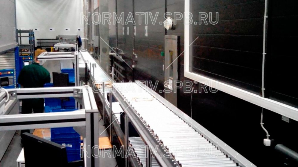 Конвейерная линия для автоматизированного склада от ООО Норматив