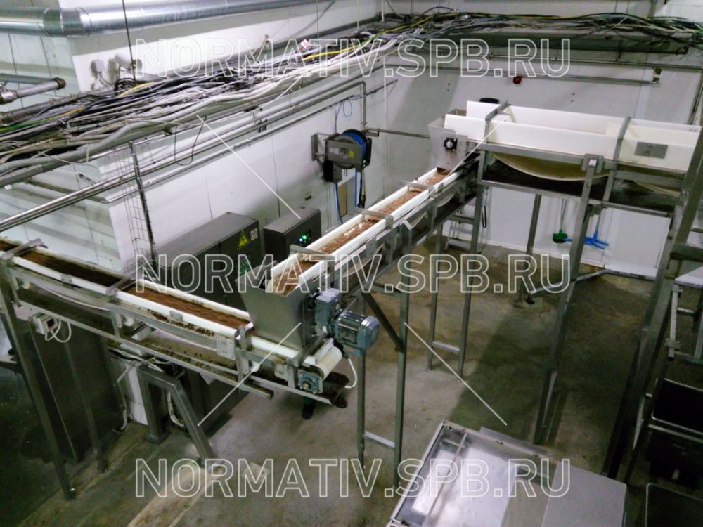 конвейерная система для производства кормов для животных
