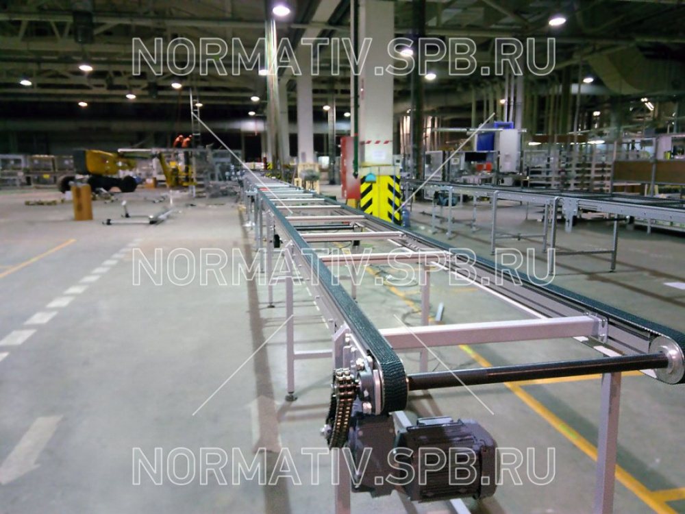 Ременной конвейер для паркетных досок - производство от ООО "Норматив"