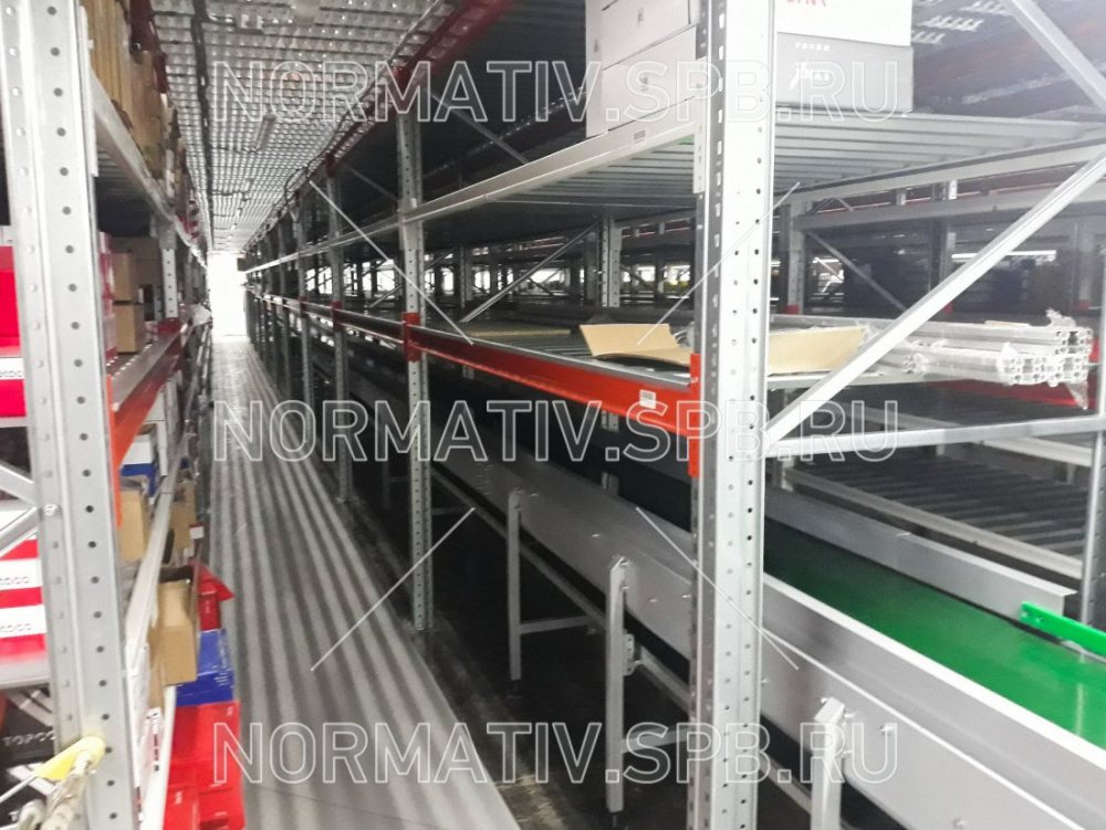 Автоматический склад: конвейерная транспортировка ящиков и коробок