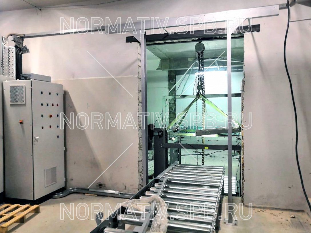 Монтаж конвейерного оборудования: рольганги и паллетный лифт